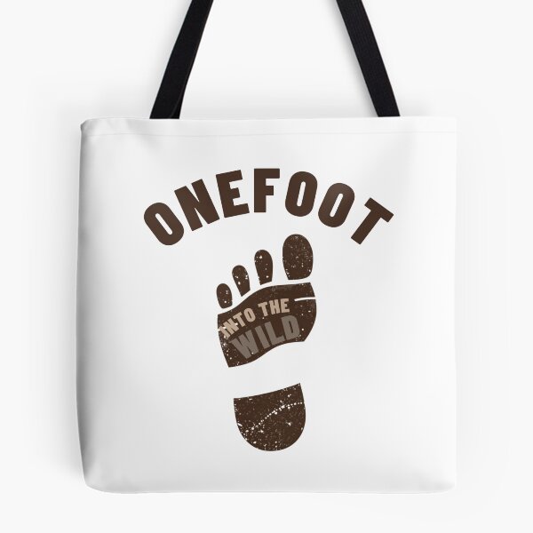 Item preview, Onefoot Into The Wild | Funny Amputee Hiking Missing Leg Recovery T-Shirt designed and sold by pawsome purrfect.