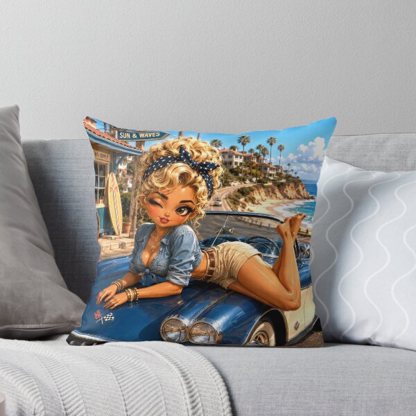 Item preview, Rockachibi Crystal - California Dreamin' Pin-Up by Kek-Ina designed and sold by Kek-Ina.