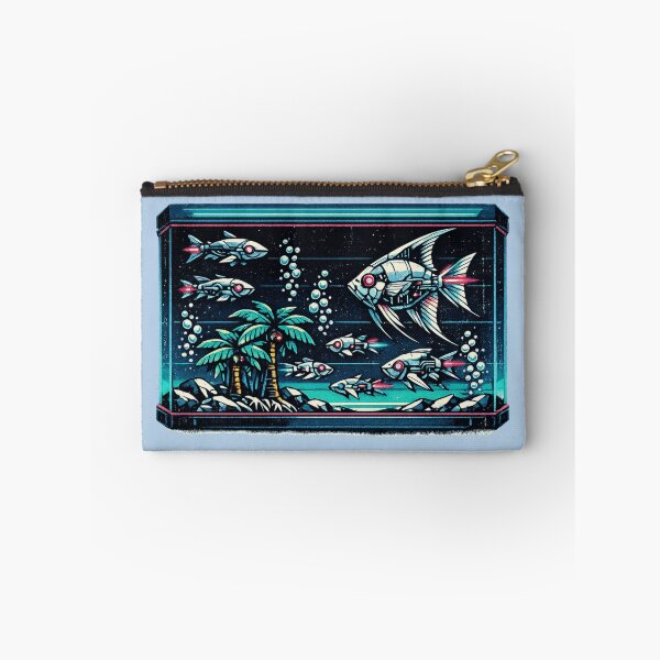 Item preview, Neon Retro Anime Cybernetic Aquarium designed and sold by KungPowUnicorn.