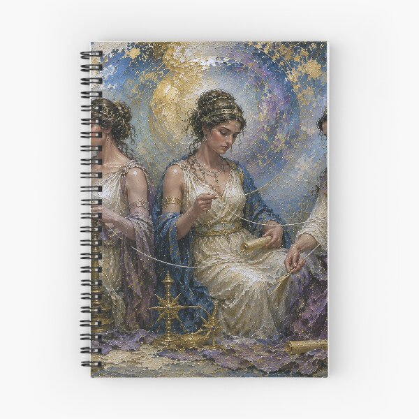 Item preview, The Fates Greek mythology painting. designed and sold by GalleryKauffeld.