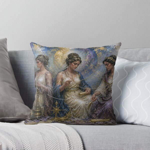Item preview, The Fates Greek mythology painting. designed and sold by GalleryKauffeld.