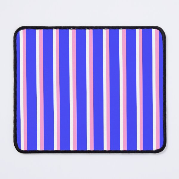 Item preview, Blue with Pink and White Stripes Pattern designed and sold by OneThreeSix.