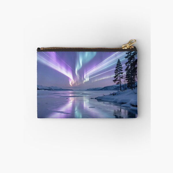 Item preview, Frosty Northern Lights: a mystical dance under the Arctic sky designed and sold by VoidVeilStudio.