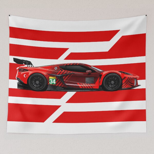 Item preview, 2026 WEC Z06 GT3.R #34 LMGT3 Sports Car designed and sold by PitWallArt.