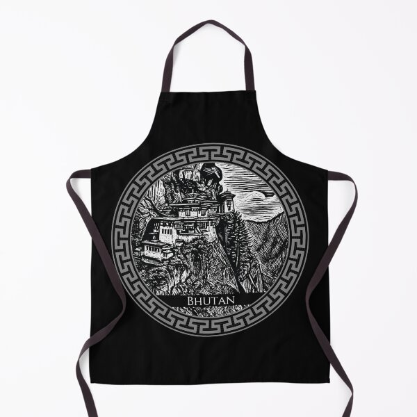 Item preview, Bhutan Vintage Woodcut Art designed and sold by Thistle-TShop.