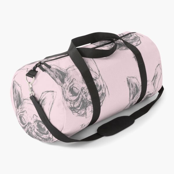 Item preview, Tao The Embodiment of Love French Bulldog Dog Pet Portait Pencil Sketch Blush Pink designed and sold by BOKEbyTC.