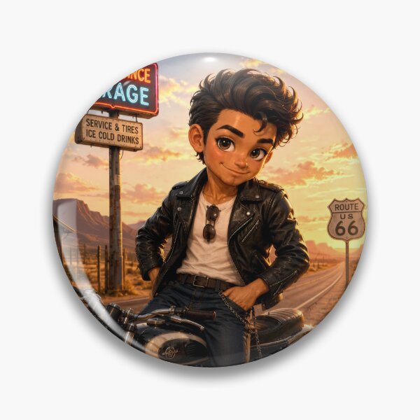 Item preview, Rockachibi Steven - Last Chance Garage Biker by Kek-Ina designed and sold by Kek-Ina.