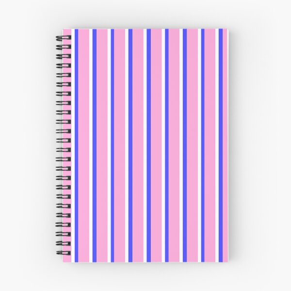 Item preview, Pink with Blue and White Stripes Pattern designed and sold by OneThreeSix.