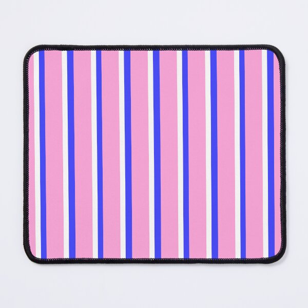 Item preview, Pink with Blue and White Stripes Pattern designed and sold by OneThreeSix.