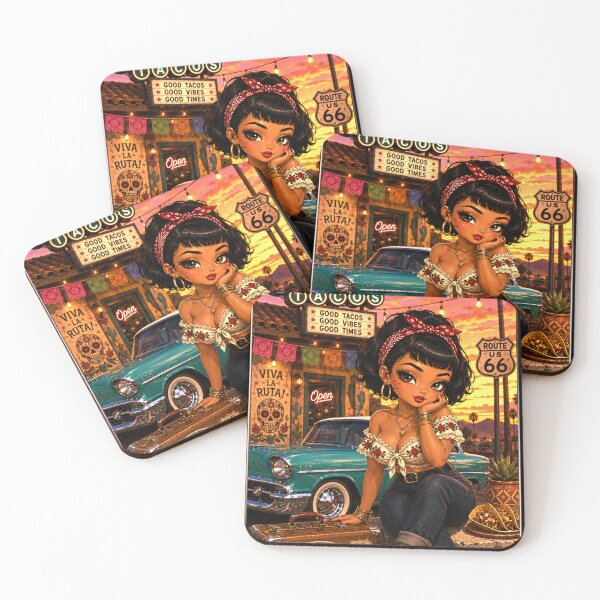 Item preview, Rockachibi Pénélopé - Viva La Ruta Tacos by Kek-Ina designed and sold by Kek-Ina.