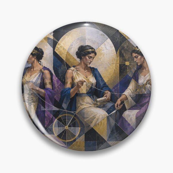 Item preview, The Fates Greek mythology painting. designed and sold by GalleryKauffeld.