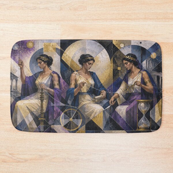 Item preview, The Fates Greek mythology painting. designed and sold by GalleryKauffeld.
