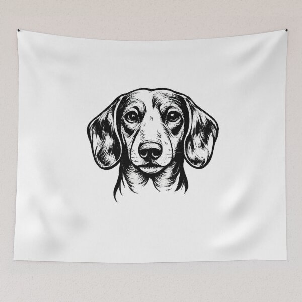 Item preview, Dachshund Line Art | Premium Wiener Dog Illustration designed and sold by zenithviv.