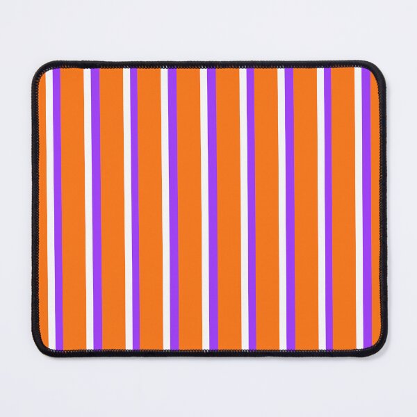 Item preview, Orange with Purple and White Stripes Pattern designed and sold by OneThreeSix.