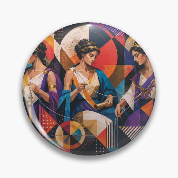 Item preview, The Fates Greek mythology painting. designed and sold by GalleryKauffeld.