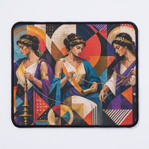 Item preview, The Fates Greek mythology painting. designed and sold by GalleryKauffeld.