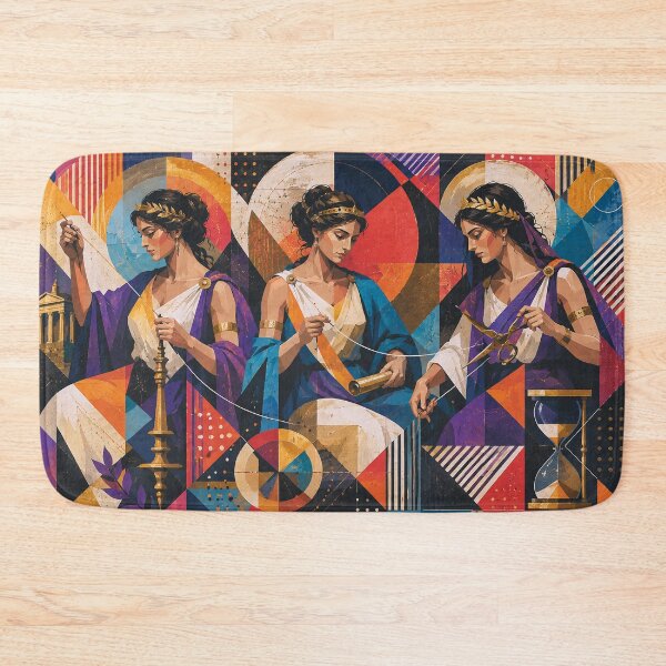 Item preview, The Fates Greek mythology painting. designed and sold by GalleryKauffeld.