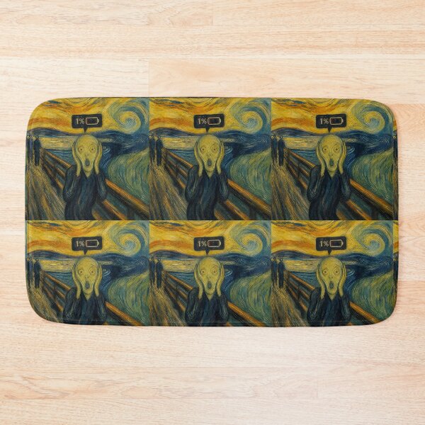 Item preview, Battery at 1%: The Modern Scream designed and sold by ManggaeJM.