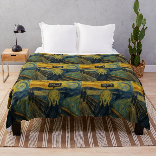 Item preview, Battery at 1%: The Modern Scream designed and sold by ManggaeJM.