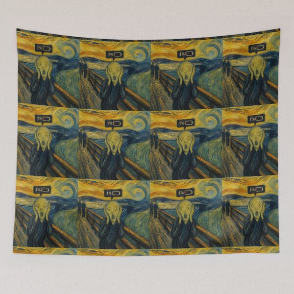 Item preview, Battery at 1%: The Modern Scream designed and sold by ManggaeJM.