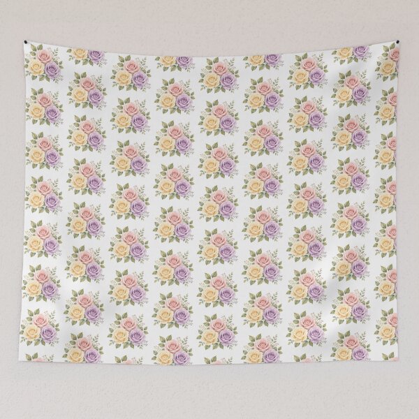 Item preview, Vintage floral rose design designed and sold by KLflorals.