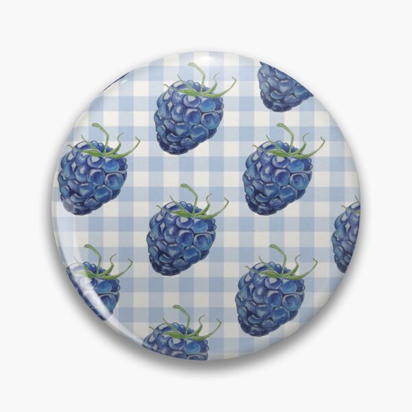 Item preview, Blue Gingham Blackberry designed and sold by bellstateofmind.