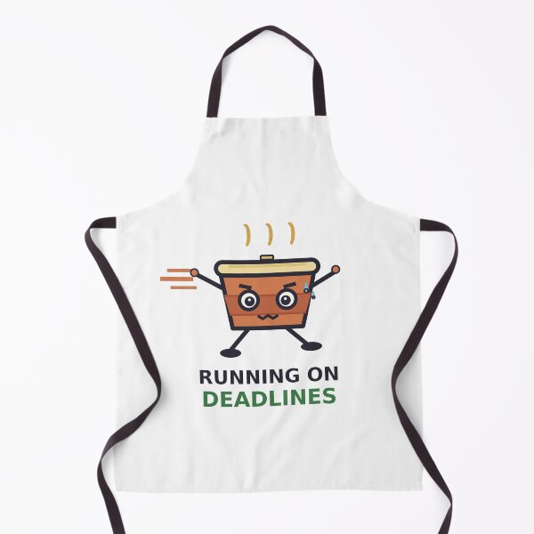 Item preview, Running On Deadlines — Funny Student Office Design, Cute Gift For Procrastinators designed and sold by QuirkyCartel.