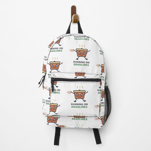 Item preview, Running On Deadlines — Funny Student Office Design, Cute Gift For Procrastinators designed and sold by QuirkyCartel.