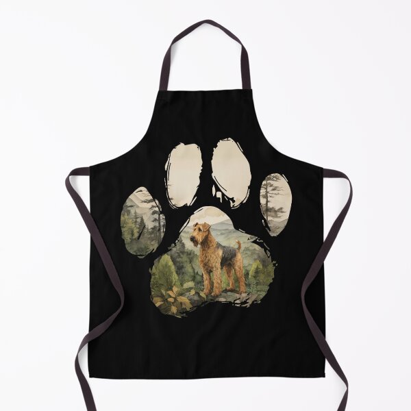 Item preview, Funny Airedale Terrier Paw Foggy Mountain Tree Mom Dad Kids designed and sold by rafaeltto.