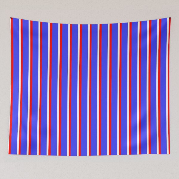 Item preview, Blue with Red and White Stripes Pattern designed and sold by OneThreeSix.
