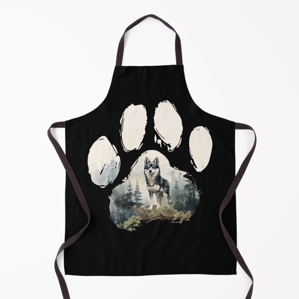 Item preview, Funny Alaskan Klee Kai Paw Foggy Mountain Tree Mom Dad Kids designed and sold by rafaeltto.