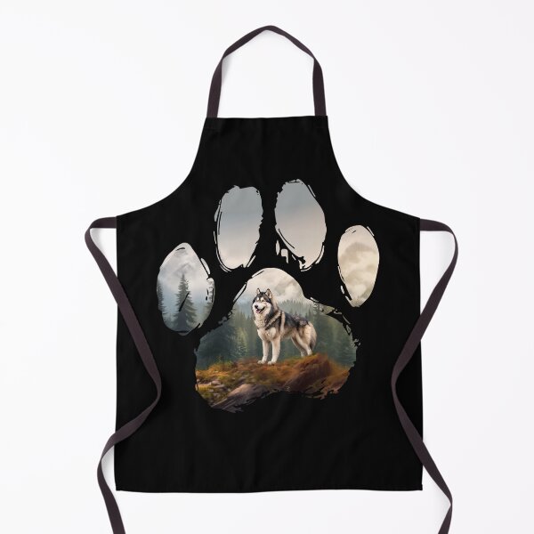 Item preview, Funny Alaskan Malamute Paw Foggy Mountain Tree Mom Dad Kids designed and sold by rafaeltto.