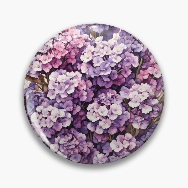 Aperçu de l'œuvre Peinture à l'aquarelle de fleur de statice créée et vendue par RawNaturePrints.