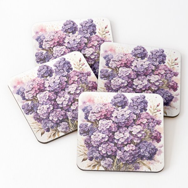 Item preview, Statice Flower Watercolor Painting designed and sold by RawNaturePrints.