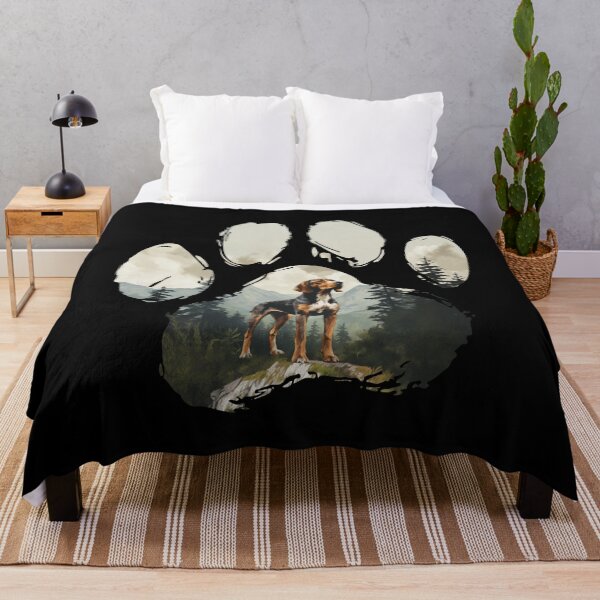 Item preview, Funny American English Coonhound Paw Foggy Mountain Tree Mom Dad Kids designed and sold by rafaeltto.