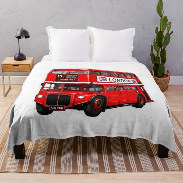 Item preview, Classic Red London Double Decker Bus Illustration designed and sold by XM STOREZ .