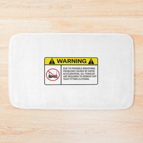 Item preview, Funny Warning Sign Novelty designed and sold by thundergearshop.