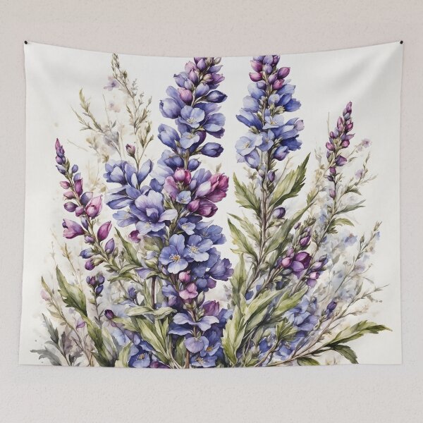 Item preview, Veronica Flower Watercolor Painting designed and sold by RawNaturePrints.