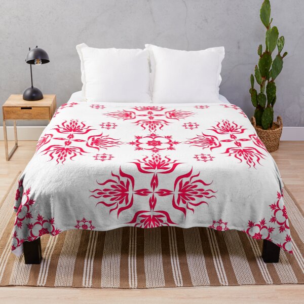 Item preview, Modern Ethnic Floral Ornament Pattern with Decorative Border and Symmetrical Motifs designed and sold by Ei-Ei.