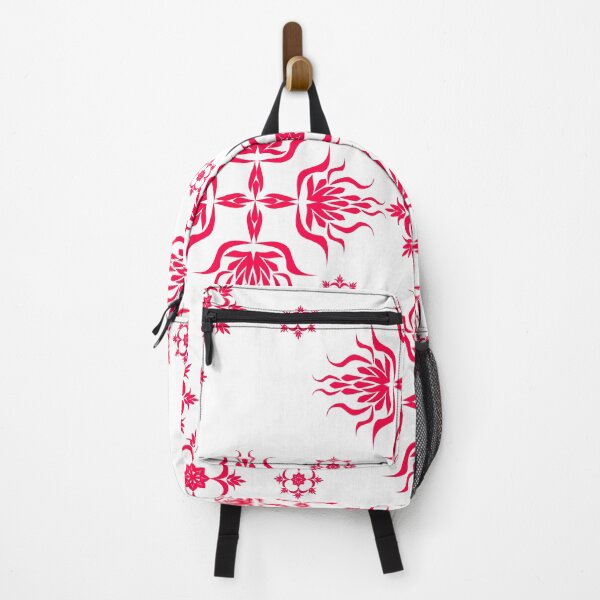 Item preview, Modern Ethnic Floral Ornament Pattern with Decorative Border and Symmetrical Motifs designed and sold by Ei-Ei.