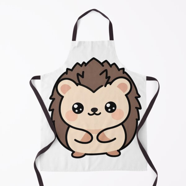 Item preview, Cute Shy Kawaii Hedgehog Cartoon | Adorable Hedgehog Sticker & Gift Design designed and sold by Rood Art Studio.