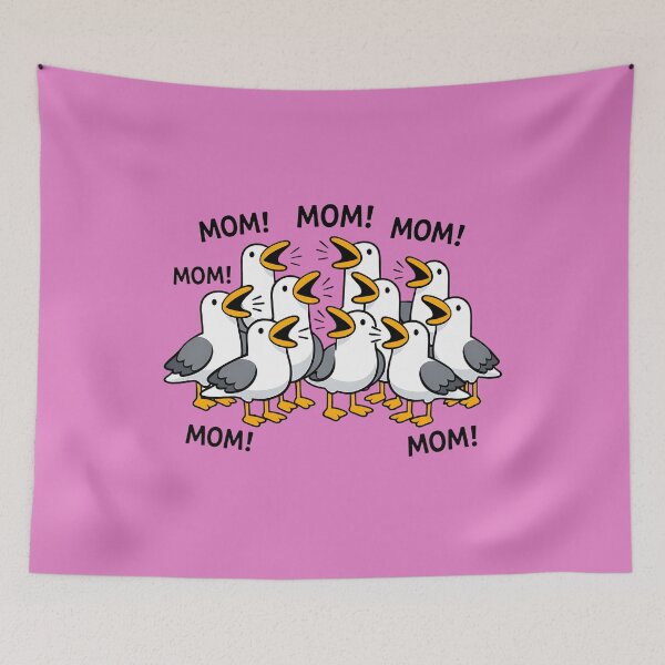 Item preview, Seagull Scream Squad Funny Meme designed and sold by butterflies-new.