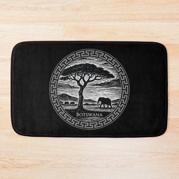 Item preview, Botswana Vintage Woodcut Art designed and sold by Thistle-TShop.
