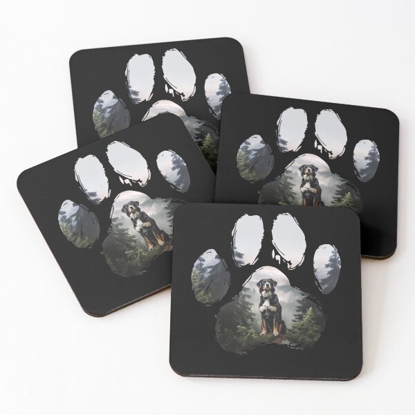 Item preview, Funny Appenzeller Paw Foggy Mountain Tree Mom Dad Kids designed and sold by rafaeltto.