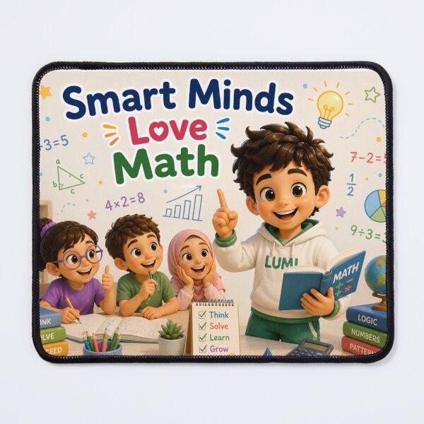 Item preview, Lumi – Smart Minds Love Math designed and sold by LumivaraGallery.