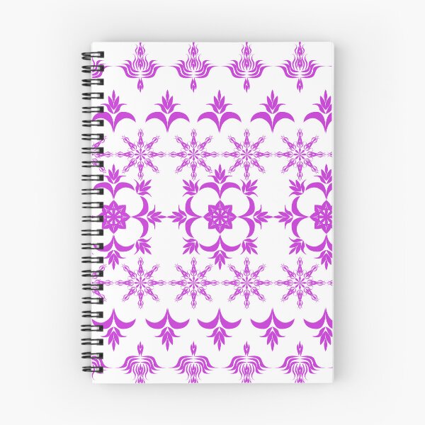 Item preview, Purple Geometric Damask Floral Pattern with Decorative Borders and Ornamental Motifs designed and sold by Ei-Ei.