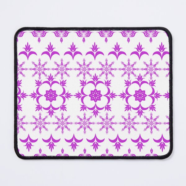 Item preview, Purple Geometric Damask Floral Pattern with Decorative Borders and Ornamental Motifs designed and sold by Ei-Ei.