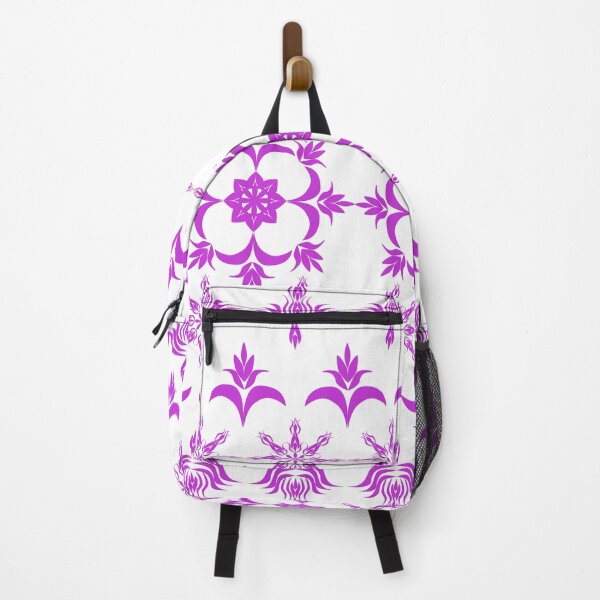 Item preview, Purple Geometric Damask Floral Pattern with Decorative Borders and Ornamental Motifs designed and sold by Ei-Ei.