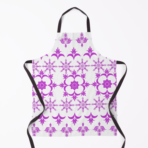 Item preview, Purple Geometric Damask Floral Pattern with Decorative Borders and Ornamental Motifs designed and sold by Ei-Ei.