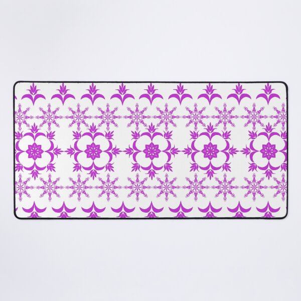 Item preview, Purple Geometric Damask Floral Pattern with Decorative Borders and Ornamental Motifs designed and sold by Ei-Ei.